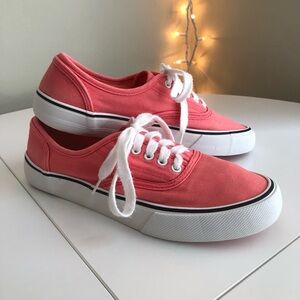 Mossimo Canvas Lace Up Fashion Sneakers - Skater | Coral | Peach | Orange